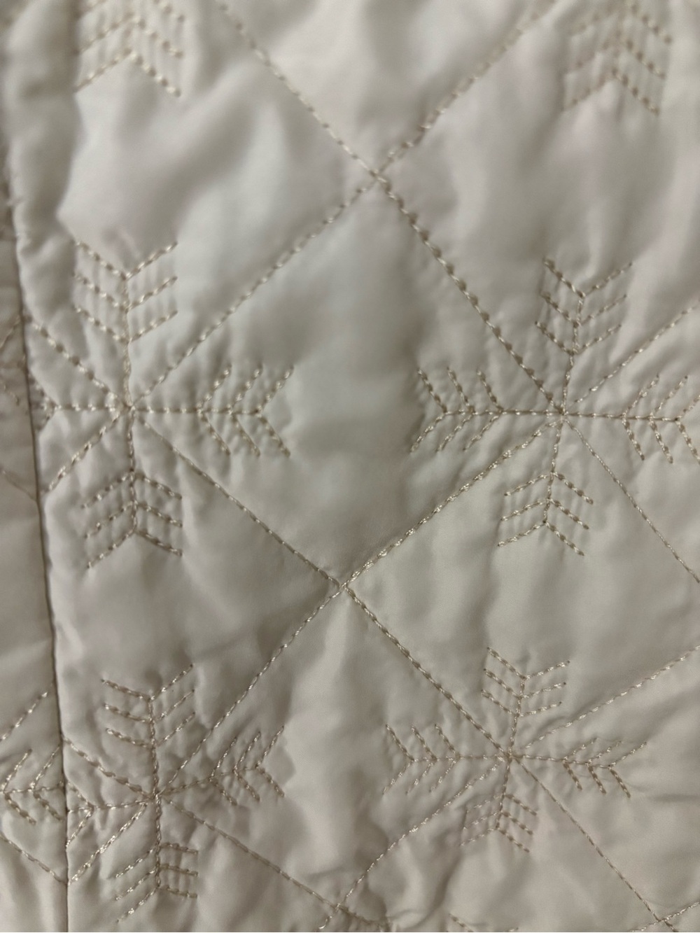 Southern Lady Off-White Quilted Zip-Front Jacket - Picture 6 of 9